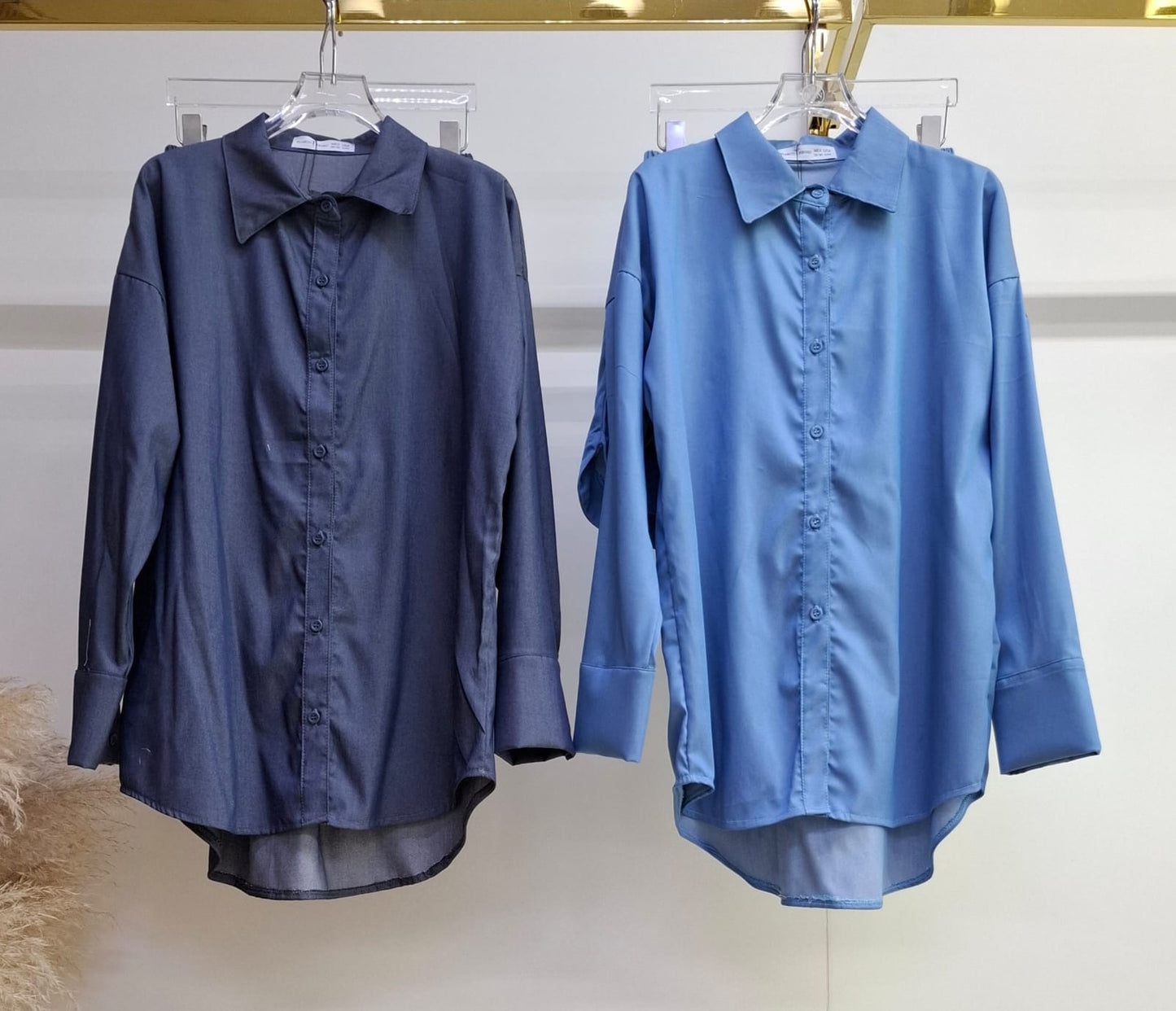 SET TIPO MEZCLILLA AZUL CLARO CAMISA Y SHORT BASICO ATEMPORAL Y COMODO