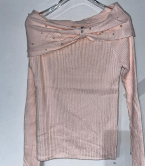 Blusa Paola Straple Con Detalles Perlitas Unitalla Para Petit y Curvy Ideal Para Usar En Diversas Formas