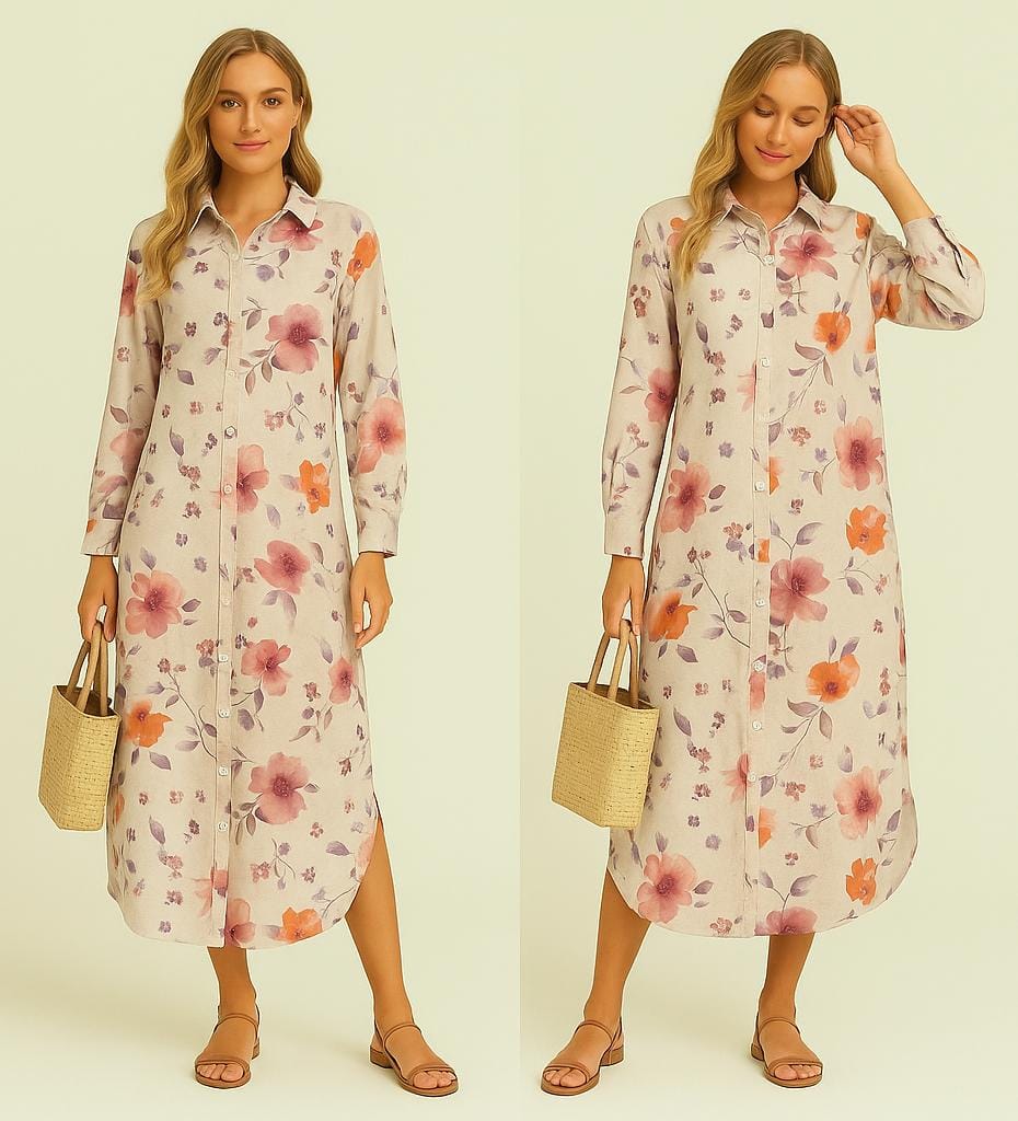 Camisero Lino Floral