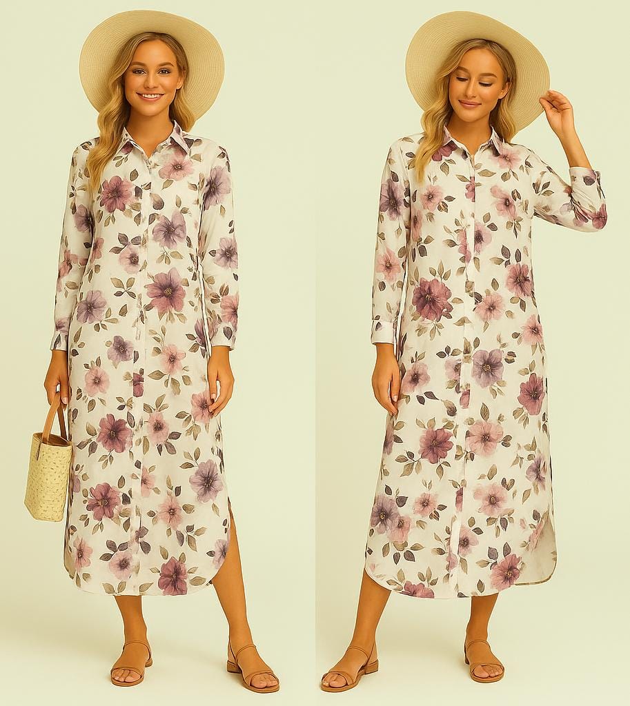 Camisero Lino Floral