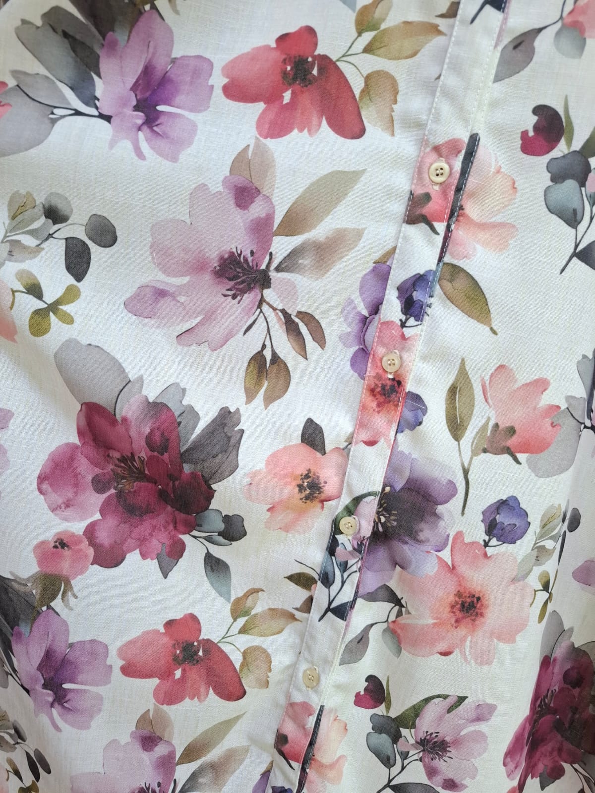 Camisero Lino Floral