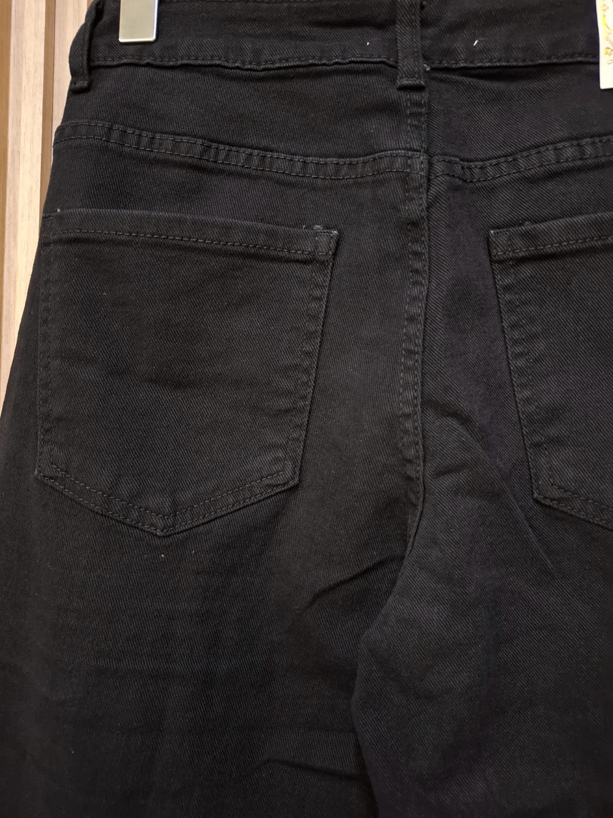 Pantalon C2018 Negro Tallas 5-15 Ideal Para El Uso Diario Casual Elegante Jeans Moda Femenina Mexicana Viral Petit y Curvy Tendencia Atemporal Corte Recto