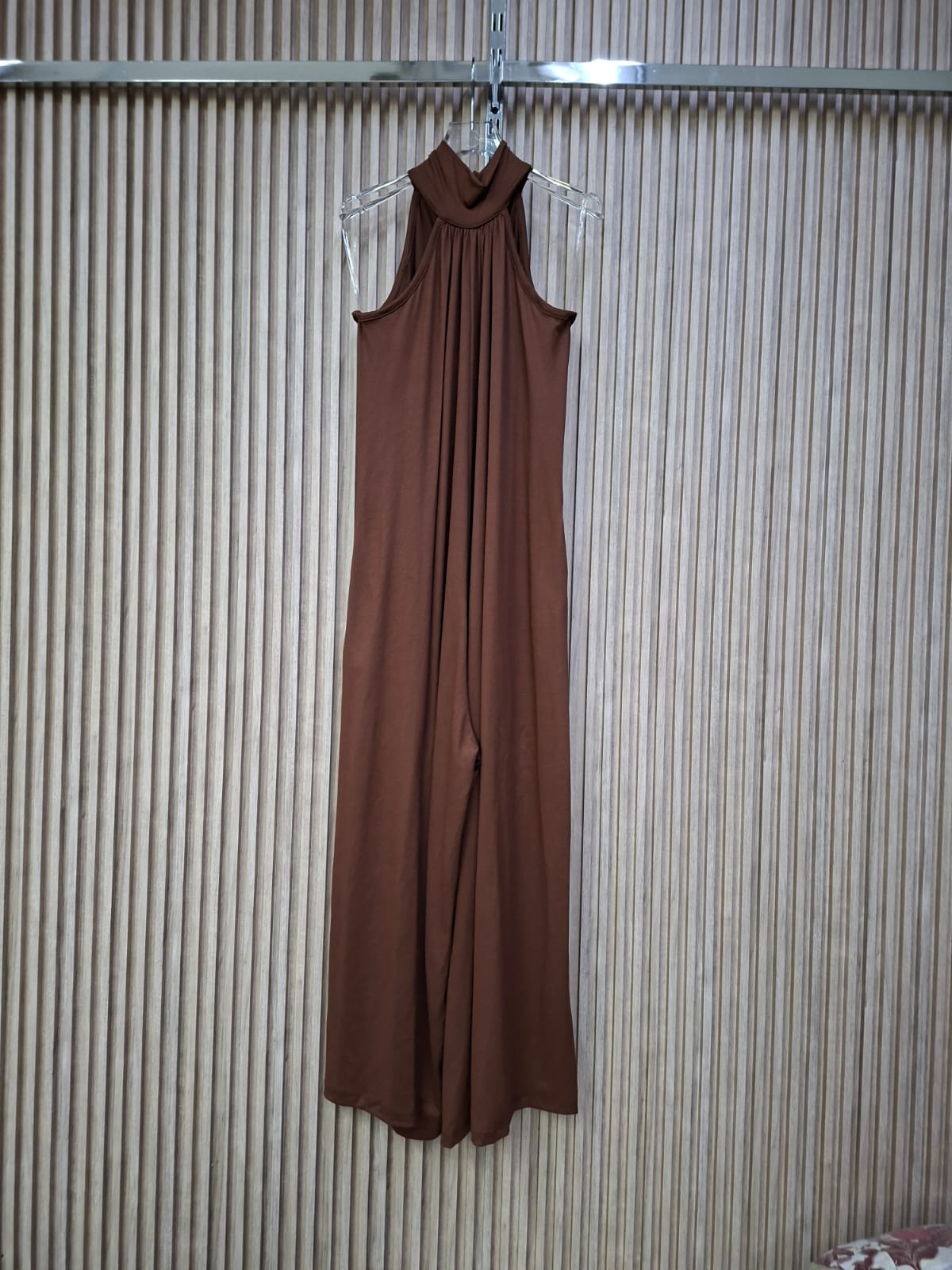 Boho Cuello alto Brush Unitalla Casual Elegante Para el Dia a Dia Largo Para Talla Petit y Curvy