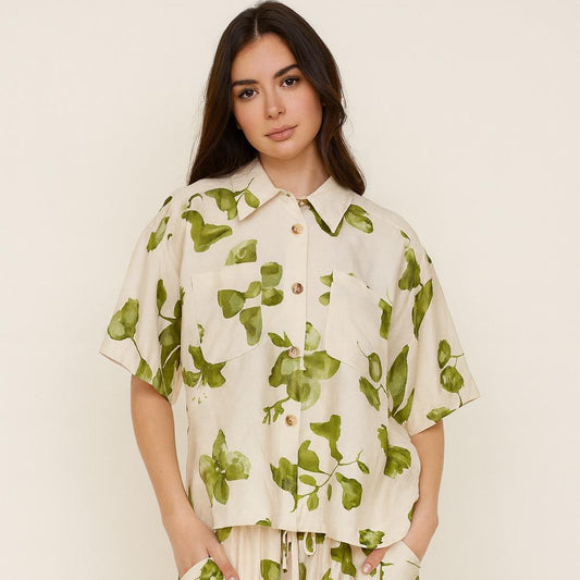 Set Claudia 0007 2pzs Camisa Con Pantalon Unitalla Ideal Para el dia a dia ocasiones al aire libre
