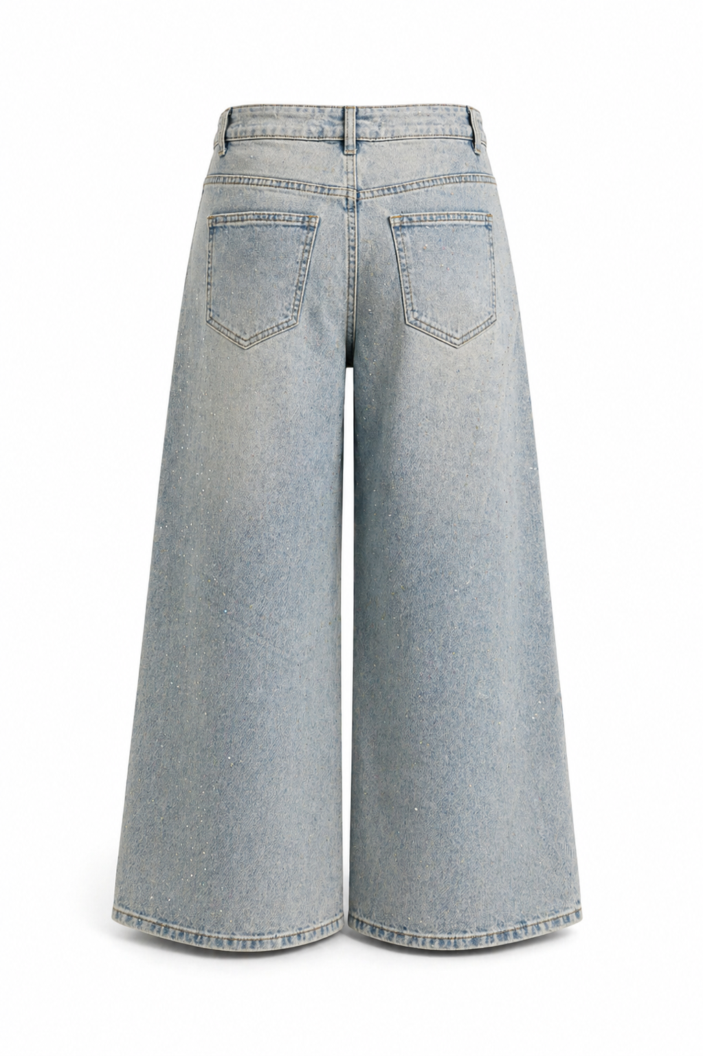 Pantalón Brillos Mezclilla T7051