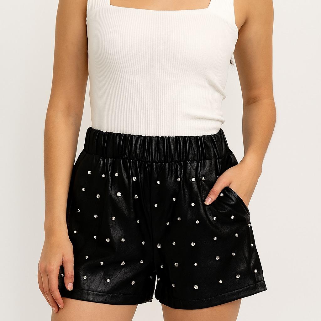 Short Brillos Con Resorte S M y G Bolsas A Los Costados Funcionales Diseño Práctico y Ajuste Estándar