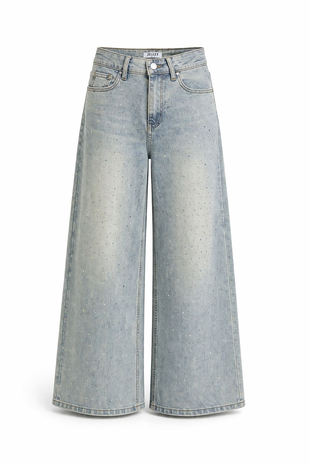 Pantalón Brillos Mezclilla T7051