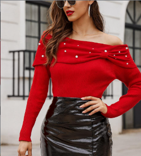 Blusa Paola Straple Con Detalles Perlitas Unitalla Para Petit y Curvy Ideal Para Usar En Diversas Formas