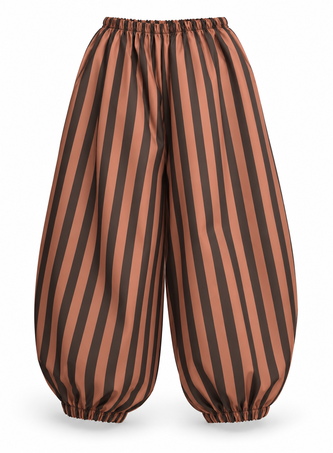 Pantalón Globo De Rayas.