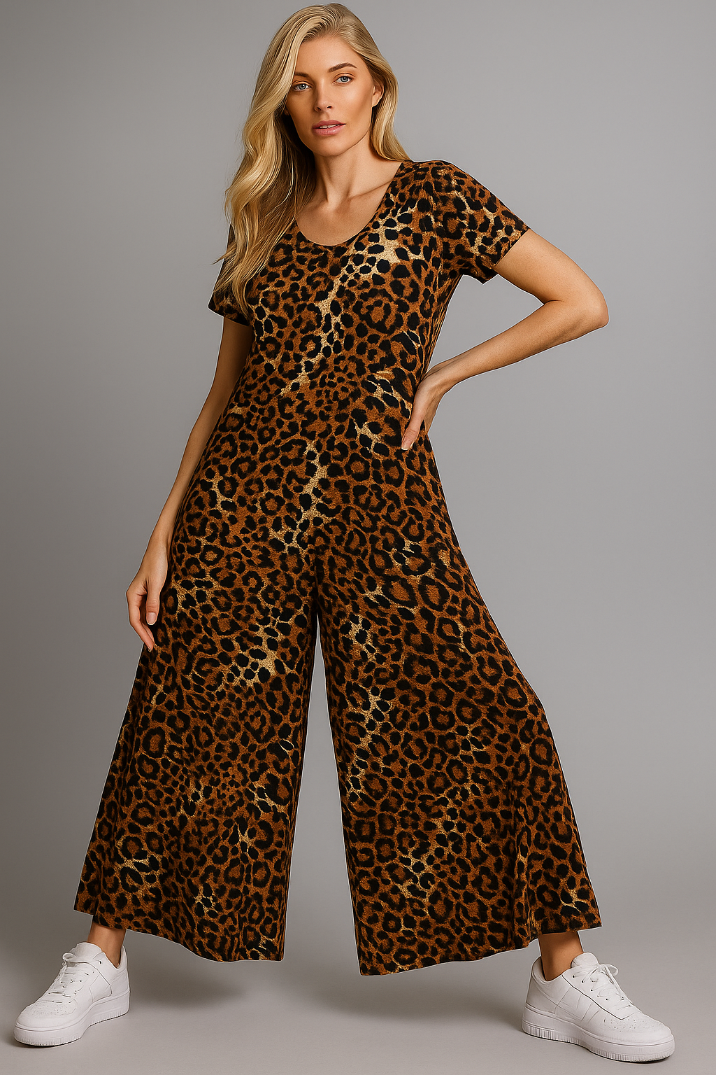 Boho Animal Print Pandora. Un modelo Comodo, Fresco, Casual, Femenino, Abarca A Talla Curvy.