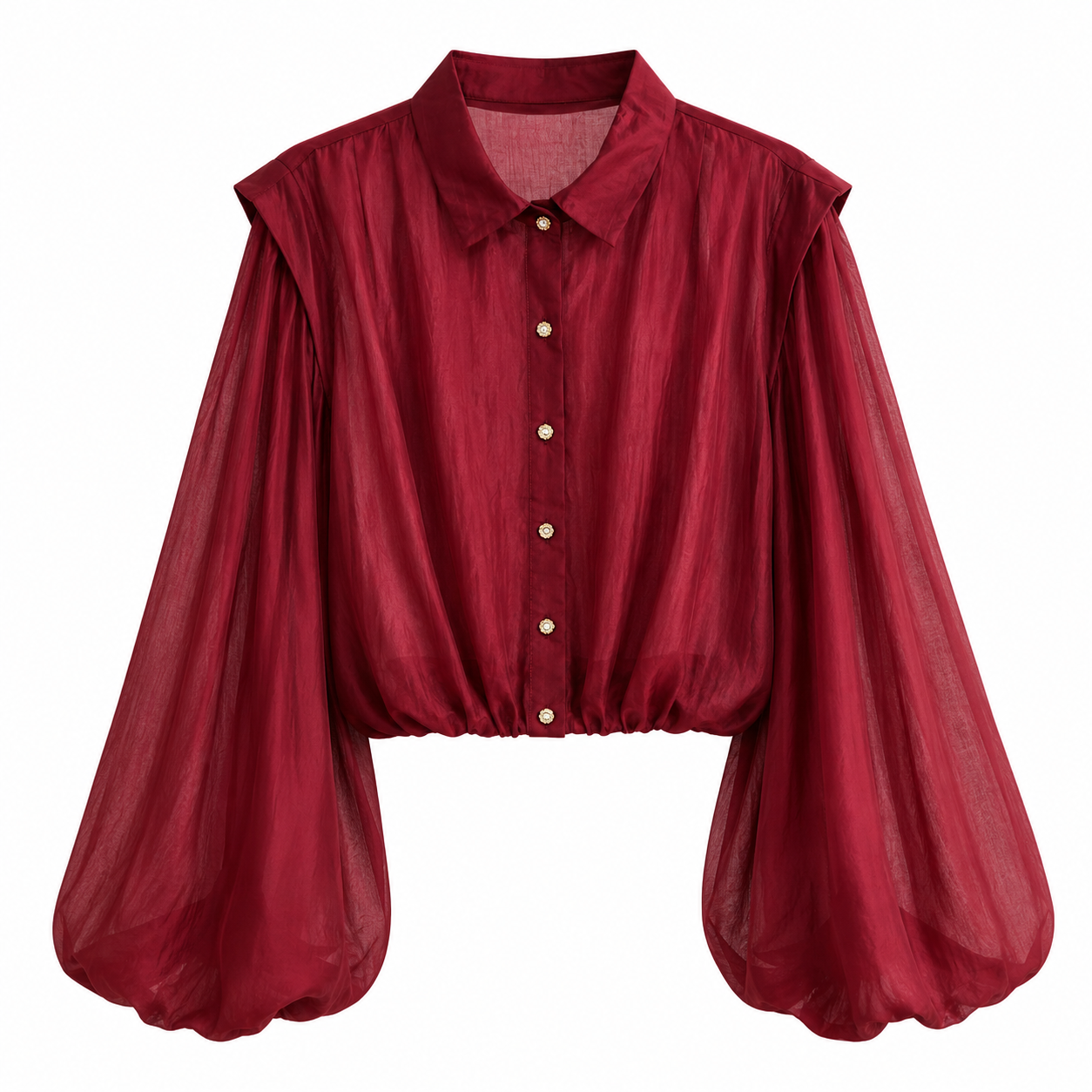 Blusa Fiore Organza.