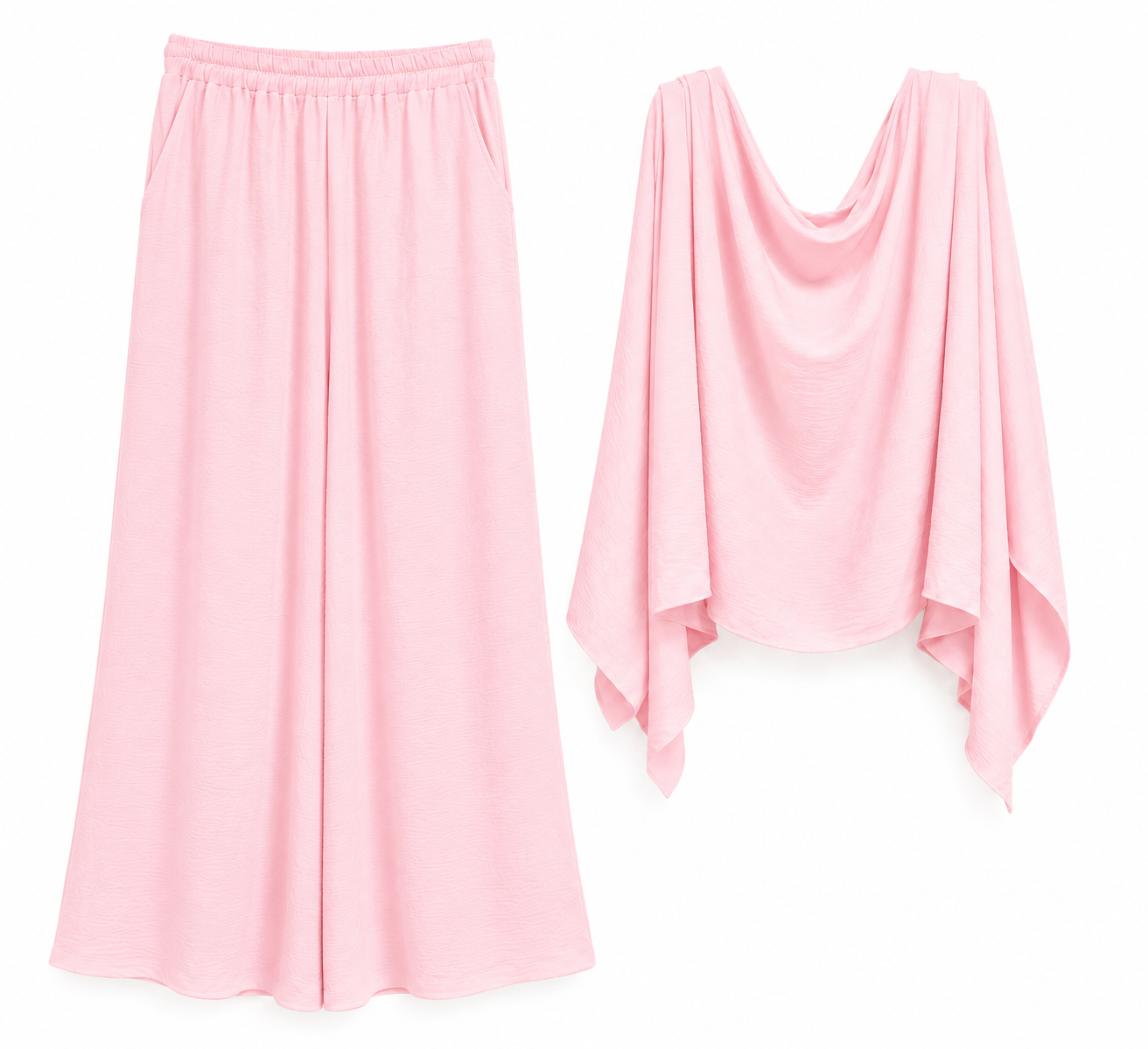 Set Sprint De 3 Piezas Oversize: Pantalón, Crop Top Y Capa.