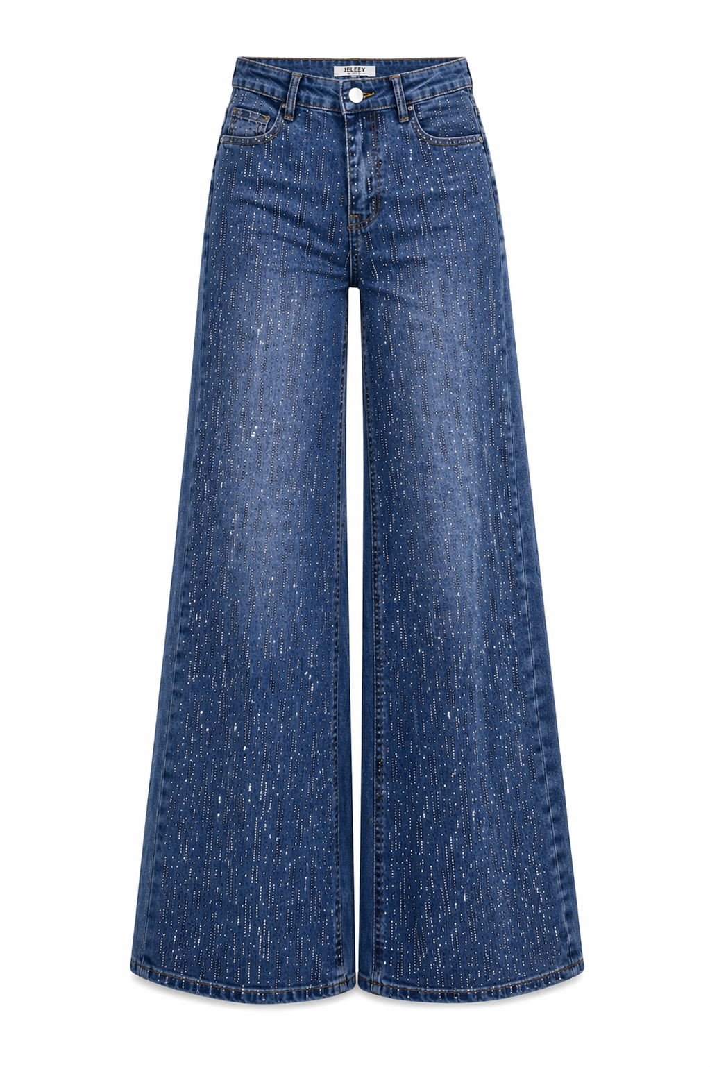Pantalón Denim Brillos T7050