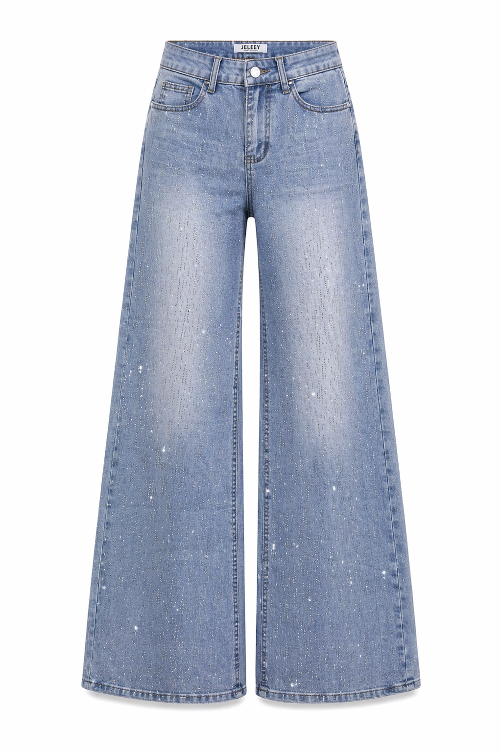 Pantalón Denim Brillos T7050