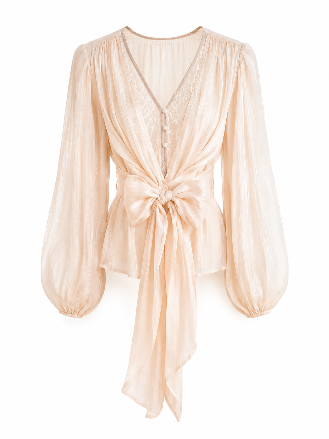 Blusa Coquette De Tul con Encaje.