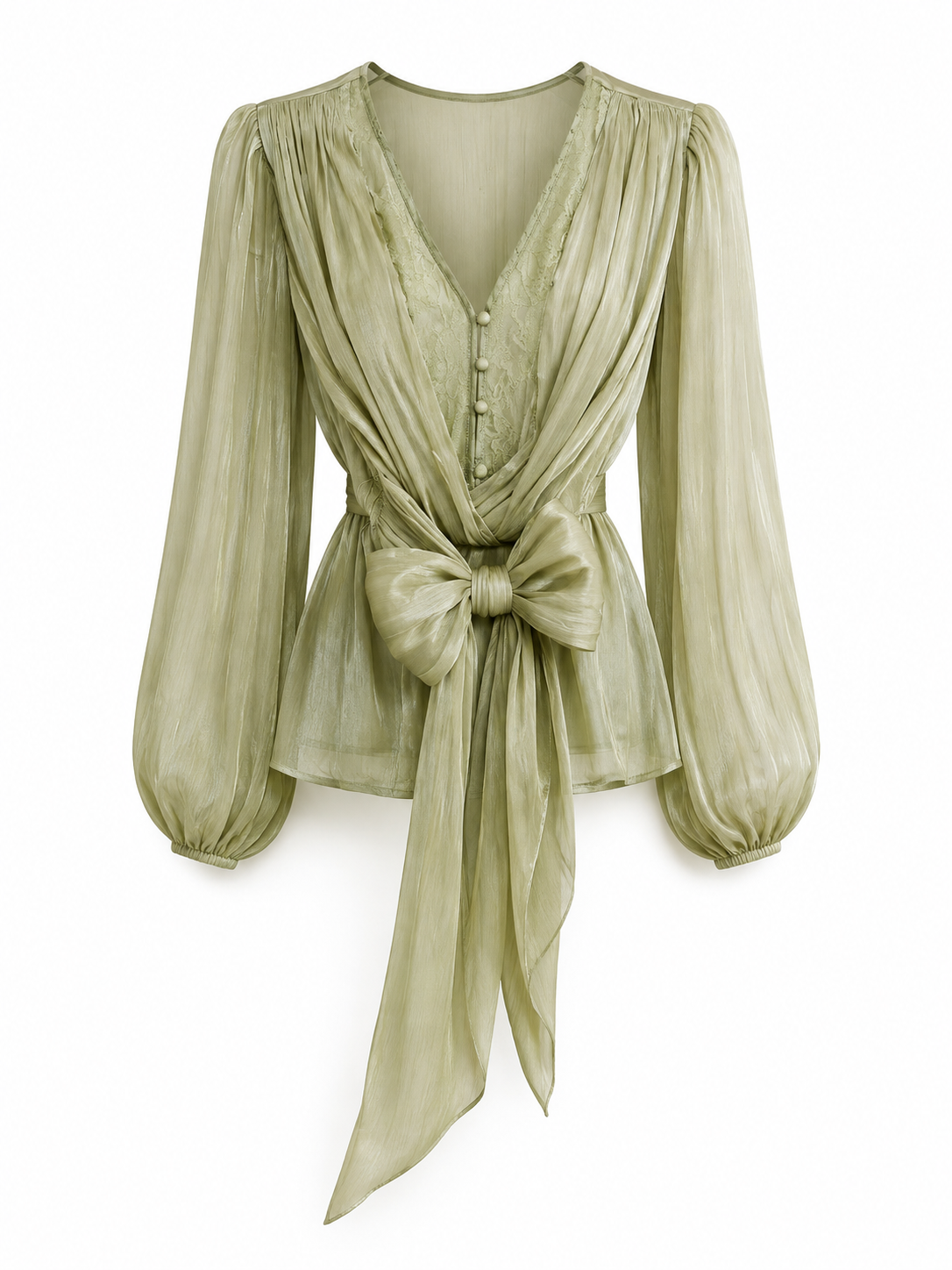 Blusa Coquette De Tul con Encaje.