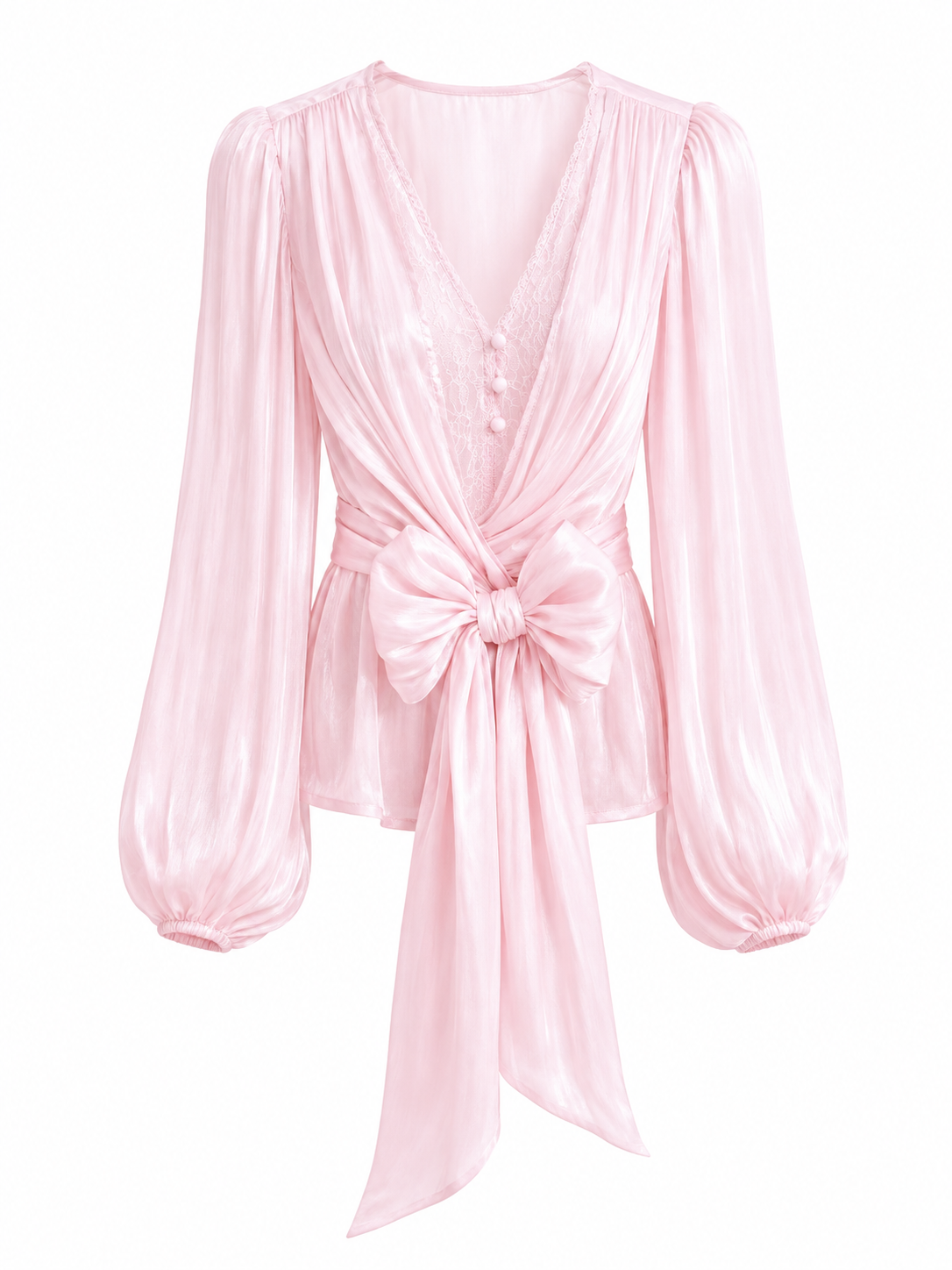 Blusa Coquette De Tul con Encaje.