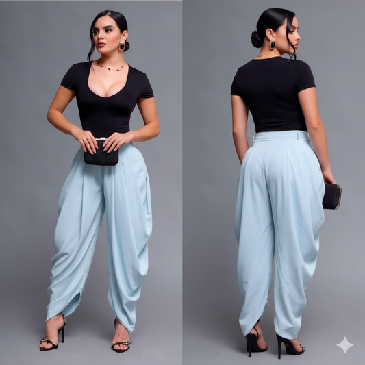 Pantalon Rayon 54347 Globo. Fresco, Comodo, Ideal Para Sentirte Libre, Unica, péro Sobre Todo Relajada.