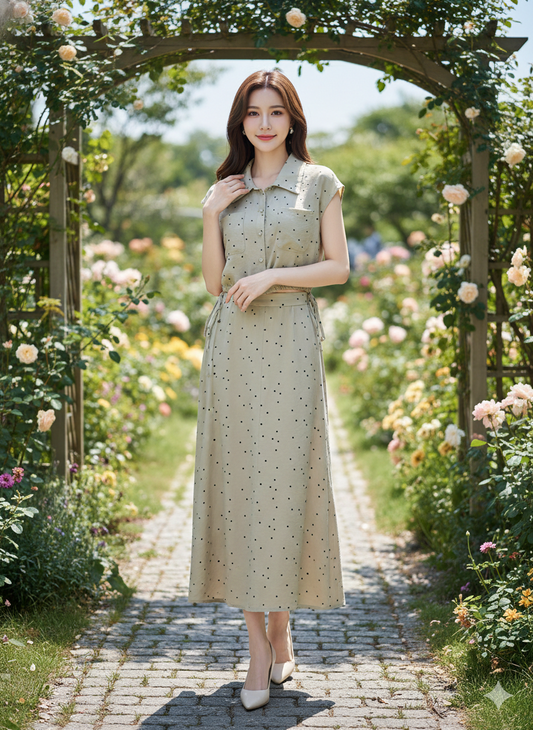 Set M5325SE Brisa. Modelo De Falda Y Blusa, Super Femenino, Comodo, Fresco, La Blusa Tiene Corte Crop Top Con Ajustadores A Los Lados, Se Pueden Usar Las 2 Piezas Juntas O Separadas.