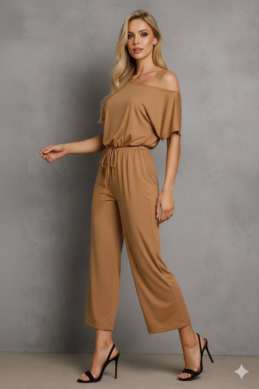 Palazzo Italia Brush - Prenda Versátil con Corte Relajado y Diseño Sencillo en Tela Suave y Ligera para Días Cálidos