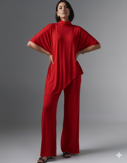 Set Amelia Brush. Modelo Comodo, Fresco, Casual, Para Uso Del Dia  A Dia, De Tela Suave, Para Tallas Curvy, Super Femenino.