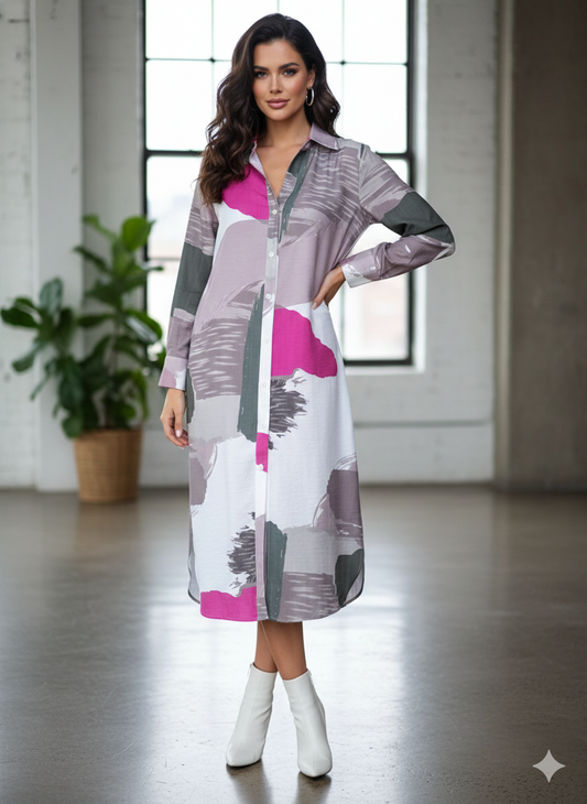 Camisero M5395DR Marfil. Fresco, Comodo, Para Uso Del Dia A Dia, Chic Y Versatil.