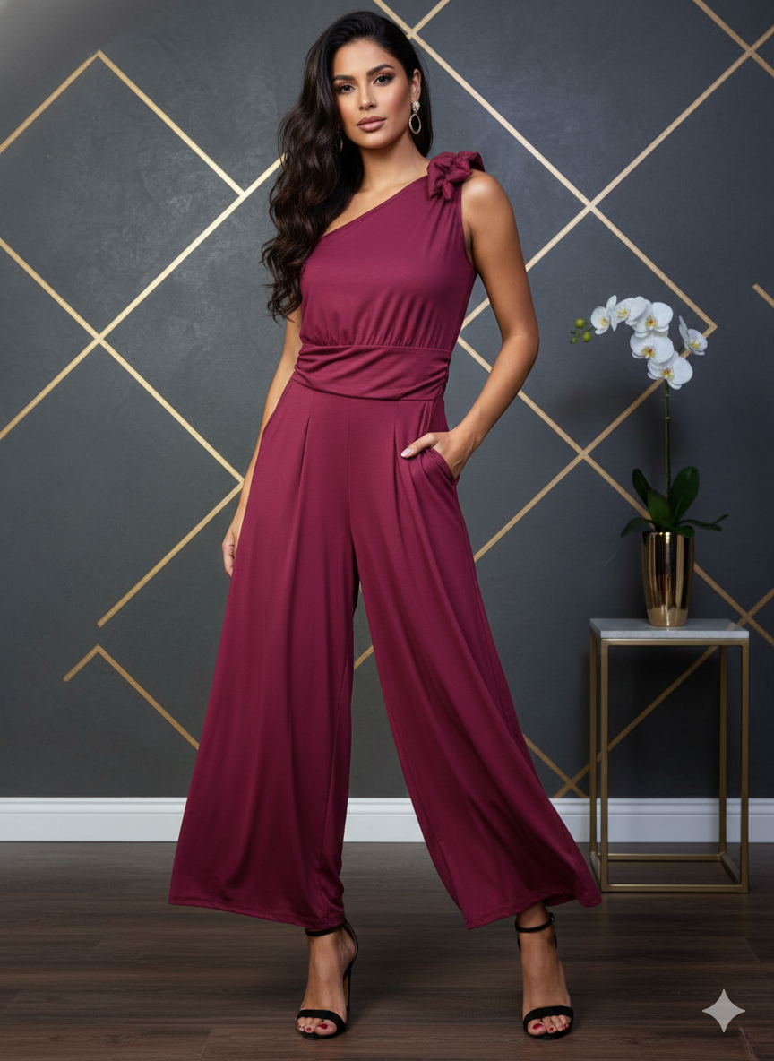 Palazzo Brush Moño. Modelo Diseñado Para La Mujer Moderna, Ideal Para Sentirte Comoda, Sofisticada, Libre Y Poderosa,Confeccionado En Una Suave Mezcla De Algodón Premium Con Elástico.