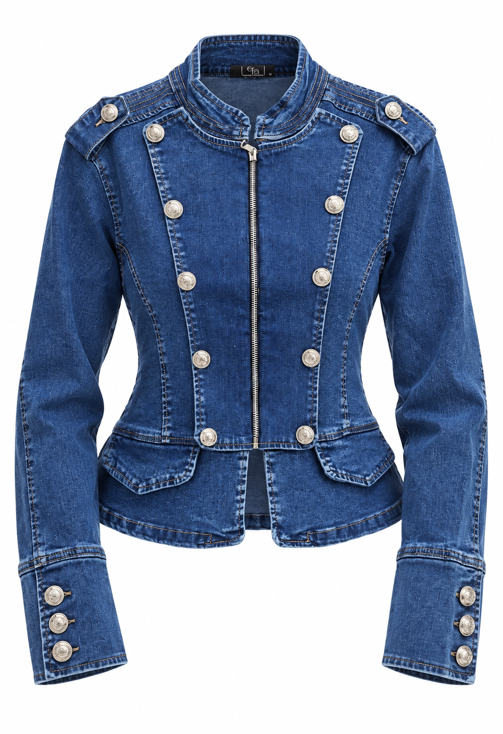 Chaqueta Leonor De Mezclilla.
