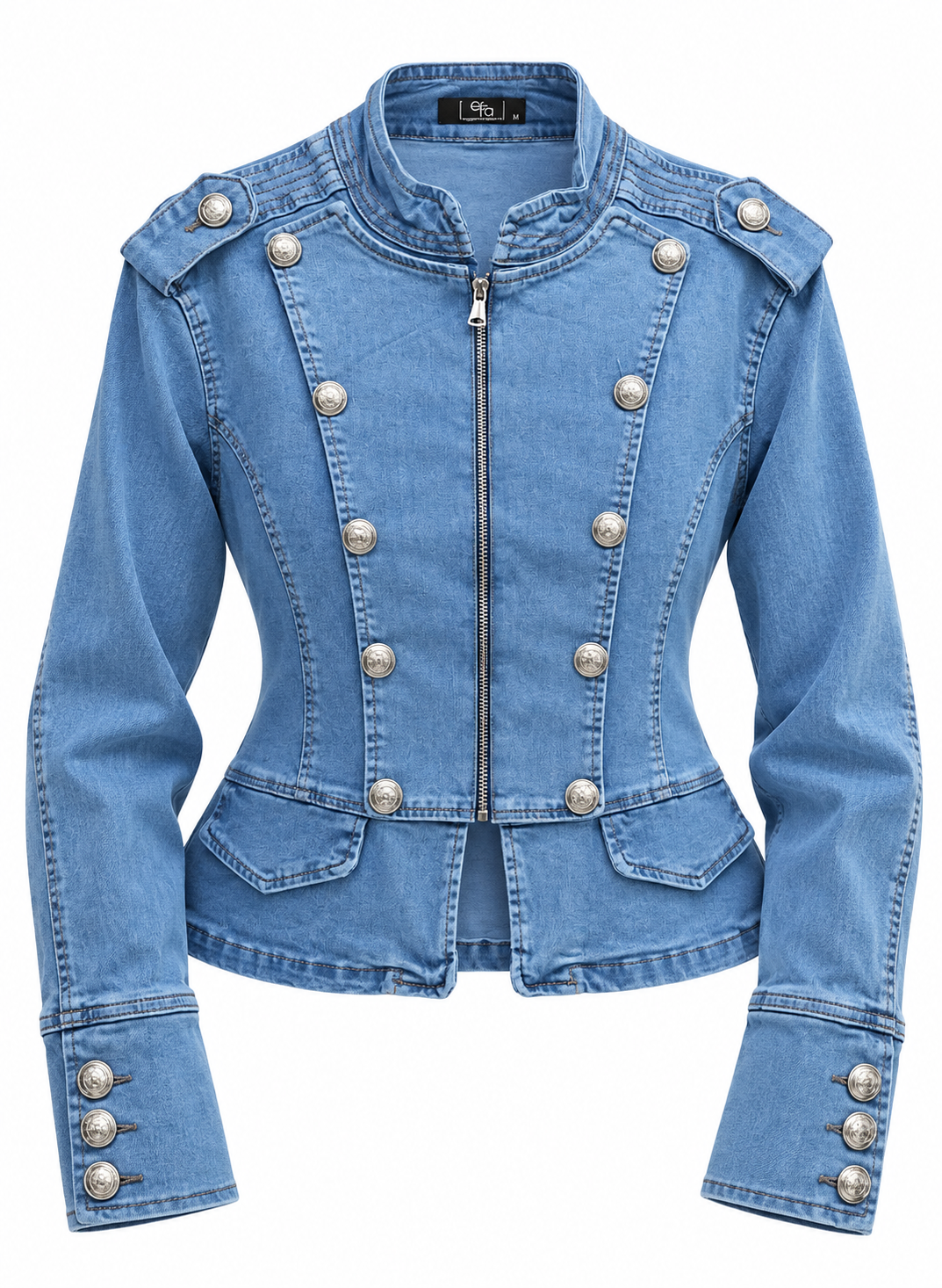 Chaqueta Leonor De Mezclilla.