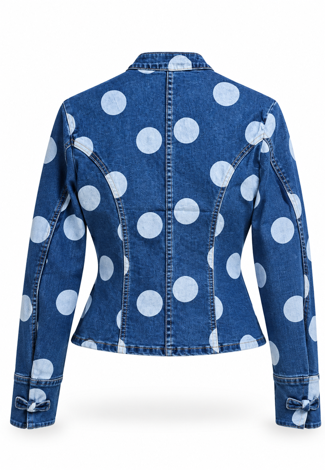 Chamarra Dotty Mezclilla.