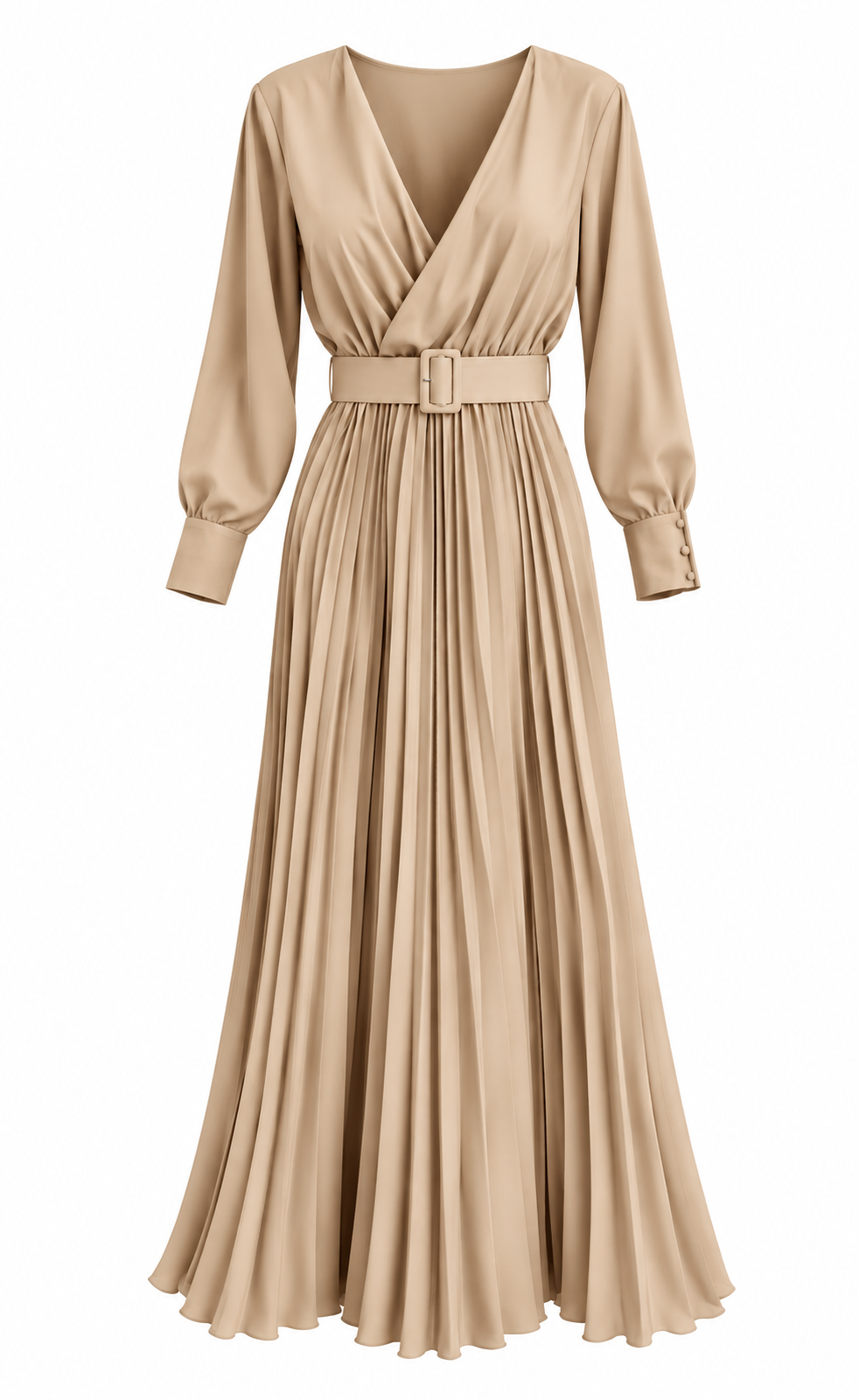Maxi Vestido Plisado