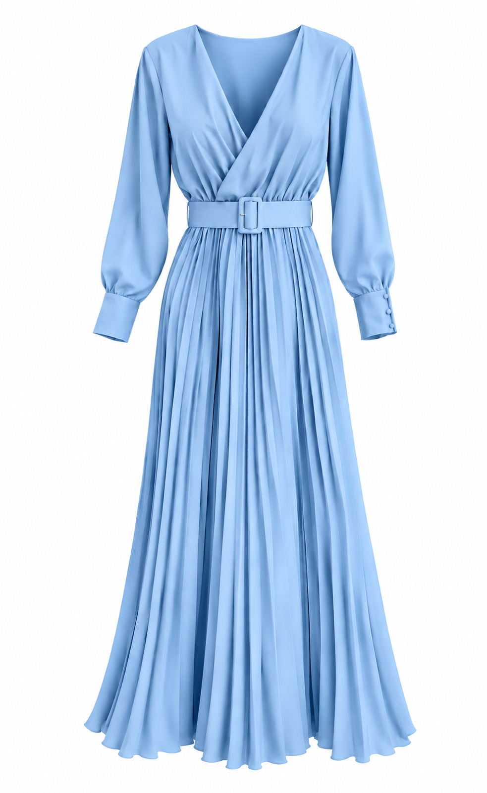 Maxi Vestido Plisado