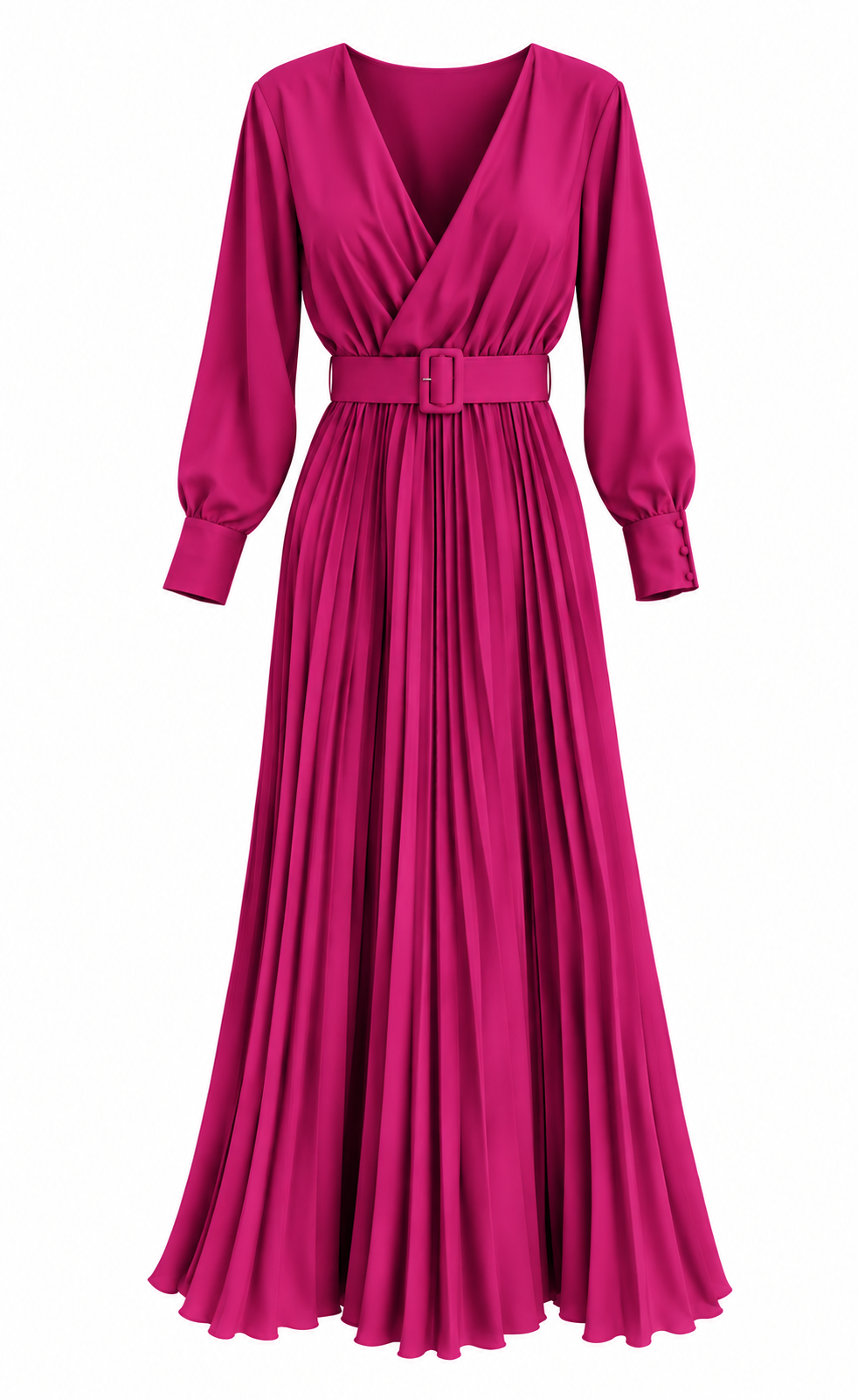 Maxi Vestido Plisado