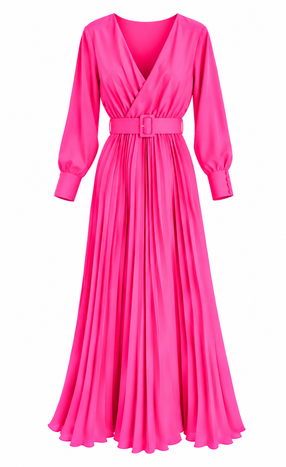 Maxi Vestido Plisado