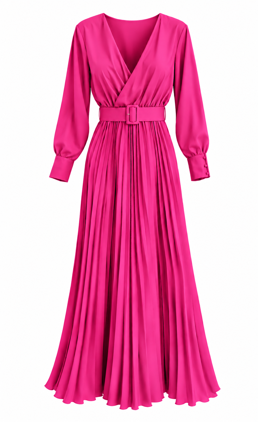 Maxi Vestido Plisado