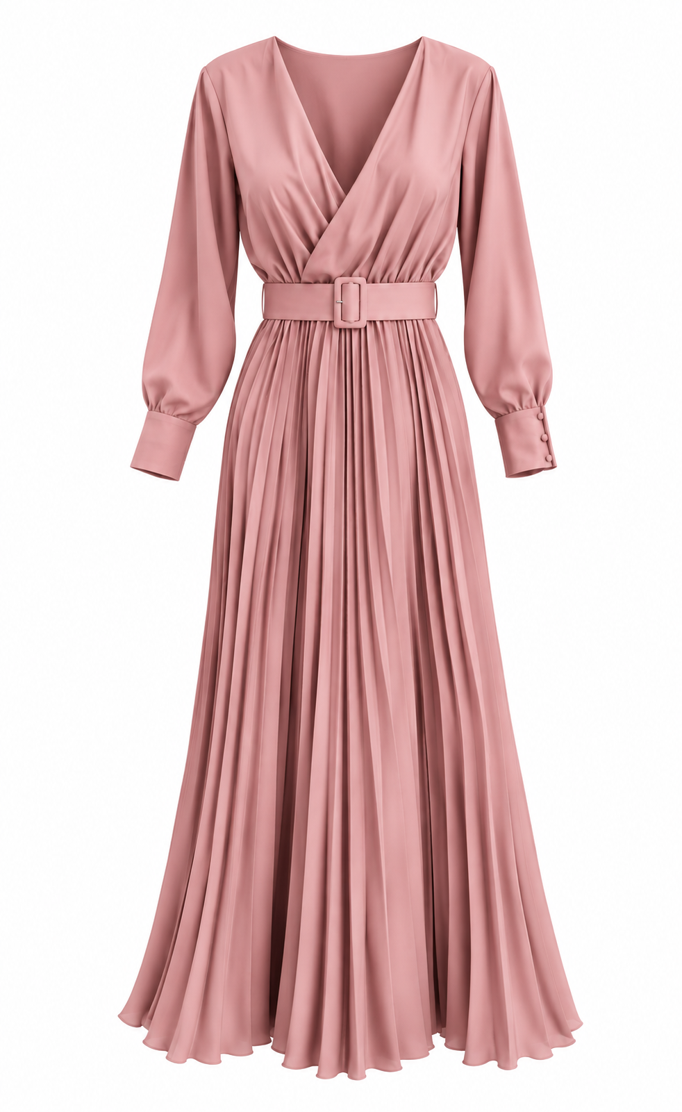 Maxi Vestido Plisado