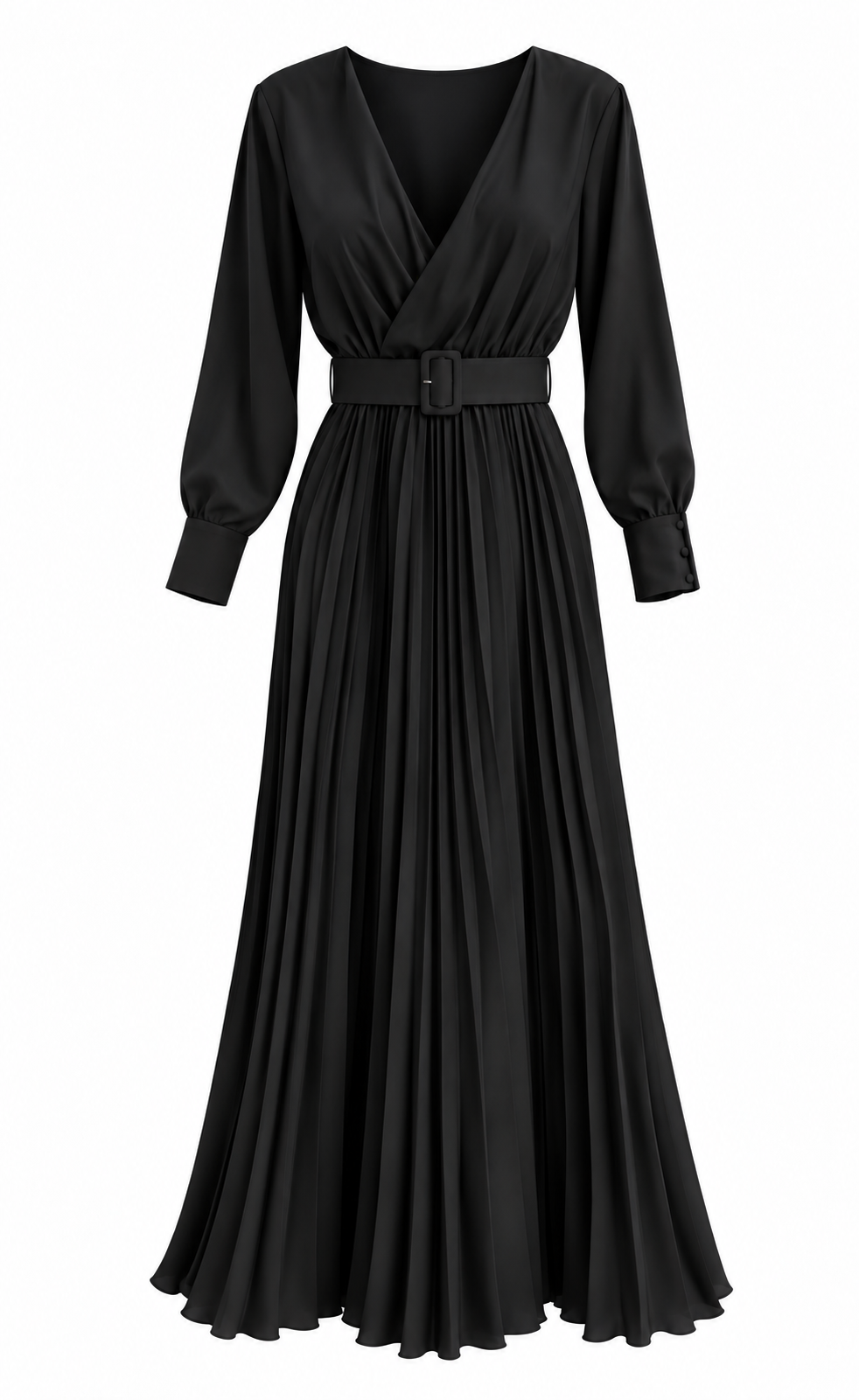 Maxi Vestido Plisado