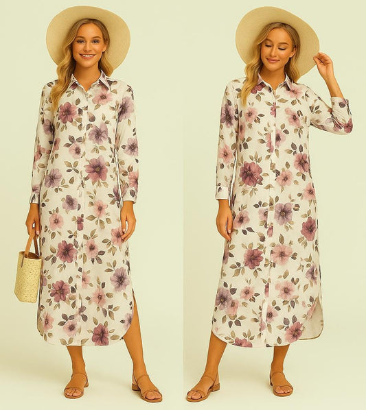 Camisero Lino Floral