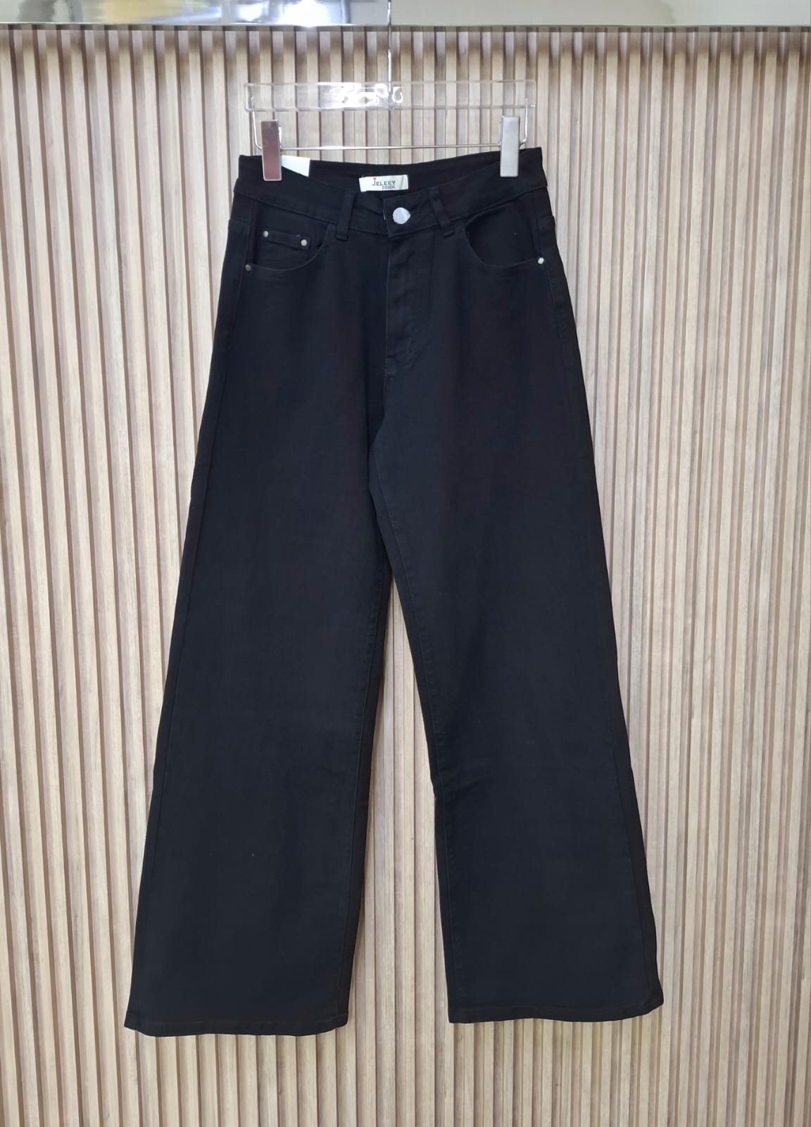 Pantalon C2018 Negro Tallas 5-15 Ideal Para El Uso Diario Casual Elegante Jeans Moda Femenina Mexicana Viral Petit y Curvy Tendencia Atemporal Corte Recto
