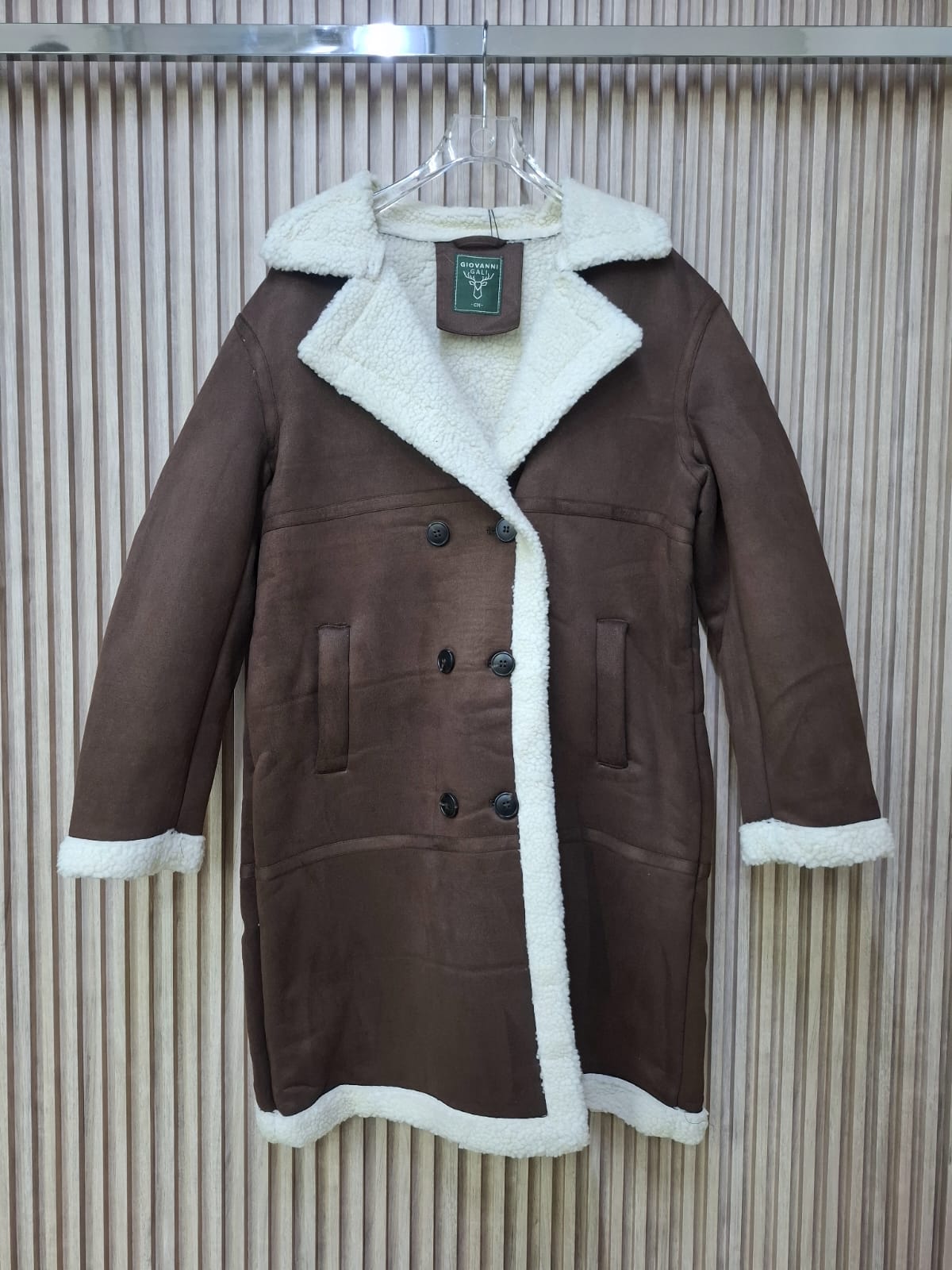 Abrigo Bore Talla S M G y XL Para Petit Curvy Ideal Para Invierno Abrigo Largo Con Botones Aborregado Con Bolsas Funcionales Viral Moda Mexicana Tendencia Casual Elegante Para El Dia Dia