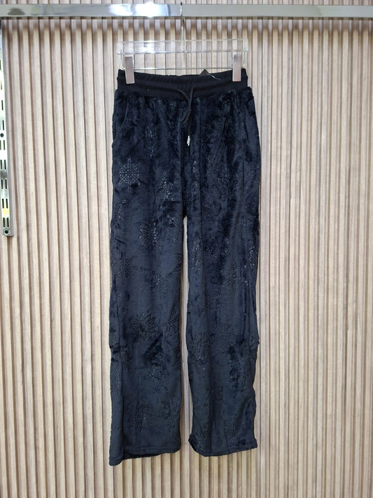 Pantalon Copo P95785 Talla Compartida S/M y G/XL Con jareta Ajustable Diseño De Copo De Nieve Ideal Para El Invierno