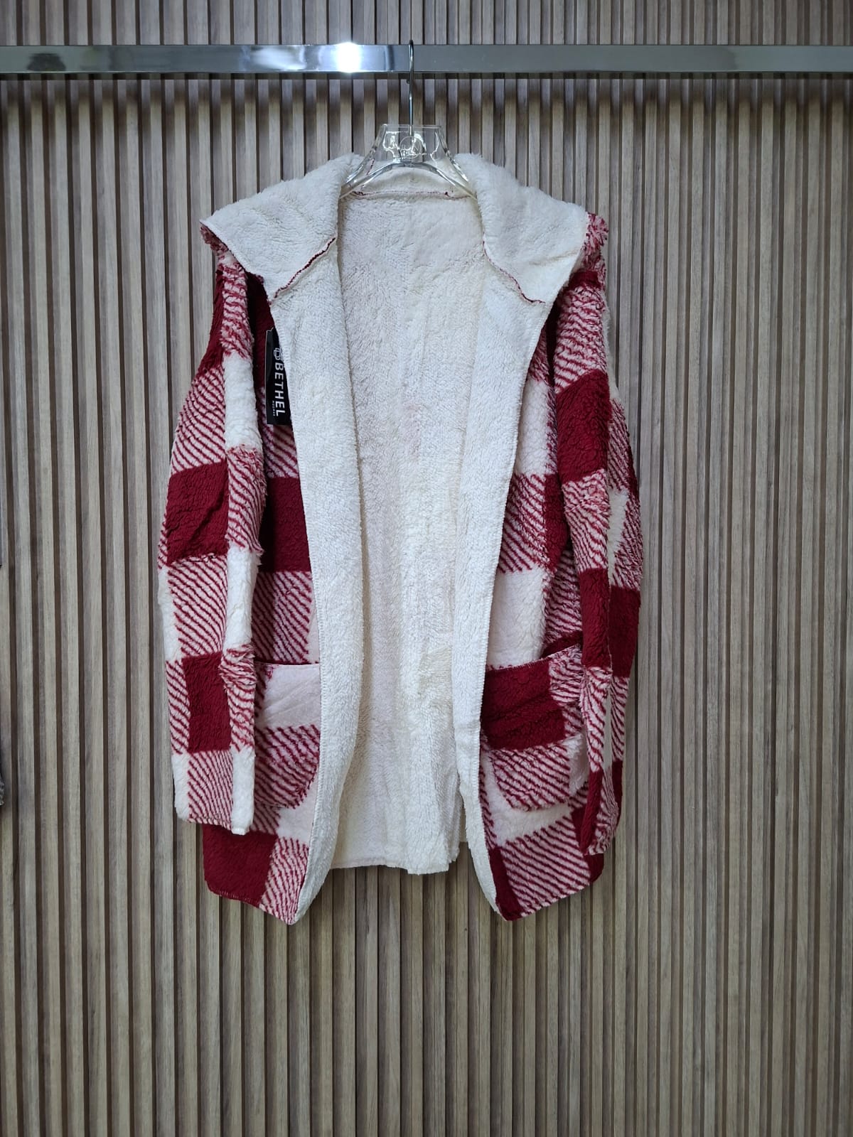 Abrigo Kang JK1071H Talla S M G y XL Para Petit Curvy Ideal Para Invierno Largo  Aborregado Con Bolsas Funcionales Viral Moda Mexicana Tendencia Casual Elegante Para El Dia Dia