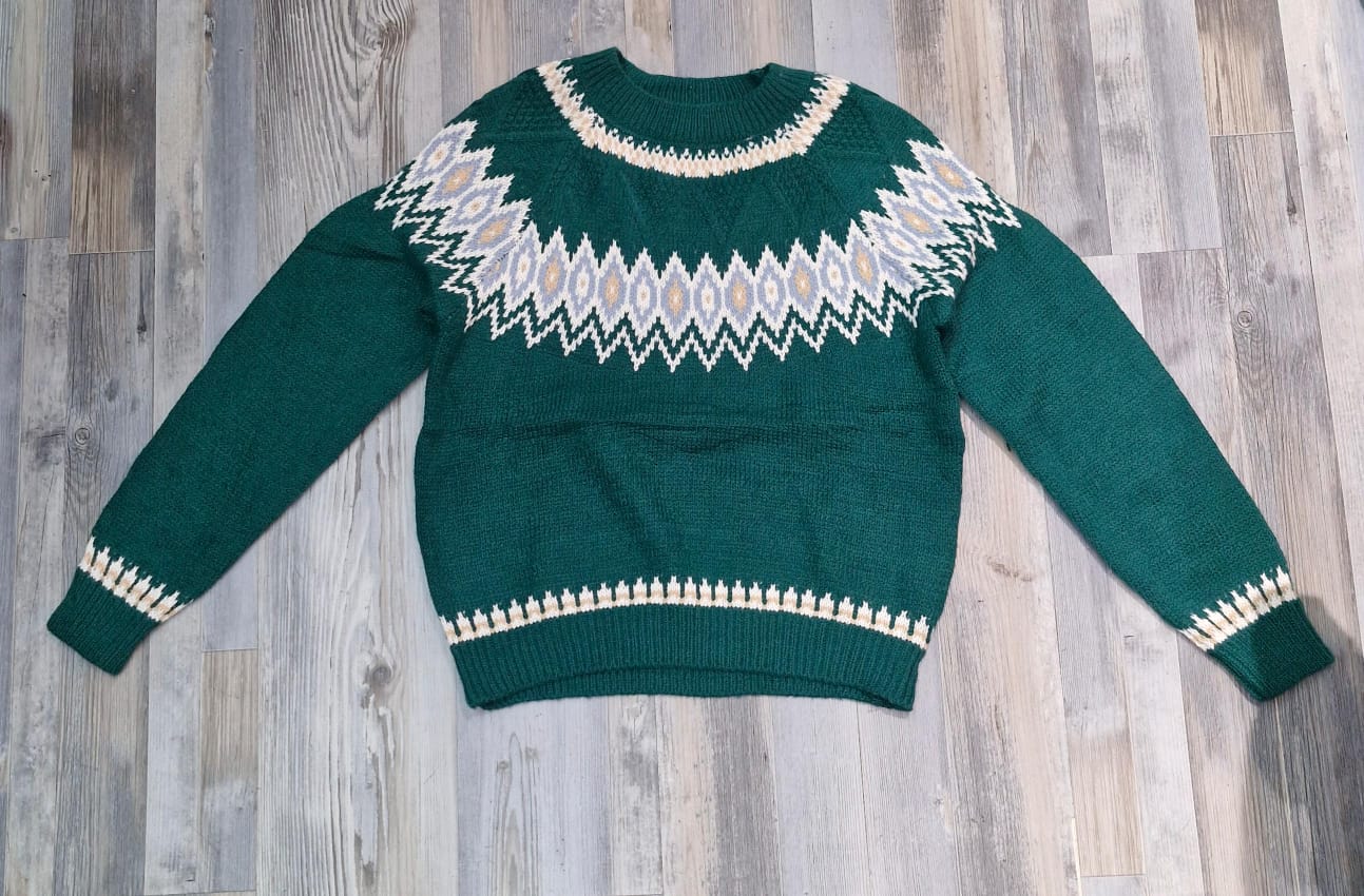 Suéter Navideño Aurora Unitalla Tejido Suave y Estilo Invernal Para El Dia a Dia Casual y Cómodo Perfecto Para Esta Temporada Navideña Moda Mexicana Femenina Versátil