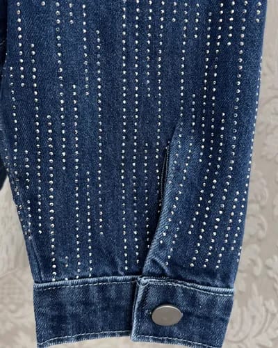 Camisa LM1085 Denim Noche de Gala. De Corte Oversize, Moderno, Comodo, Ligero, Femenino, Sofisticada y Versatil.