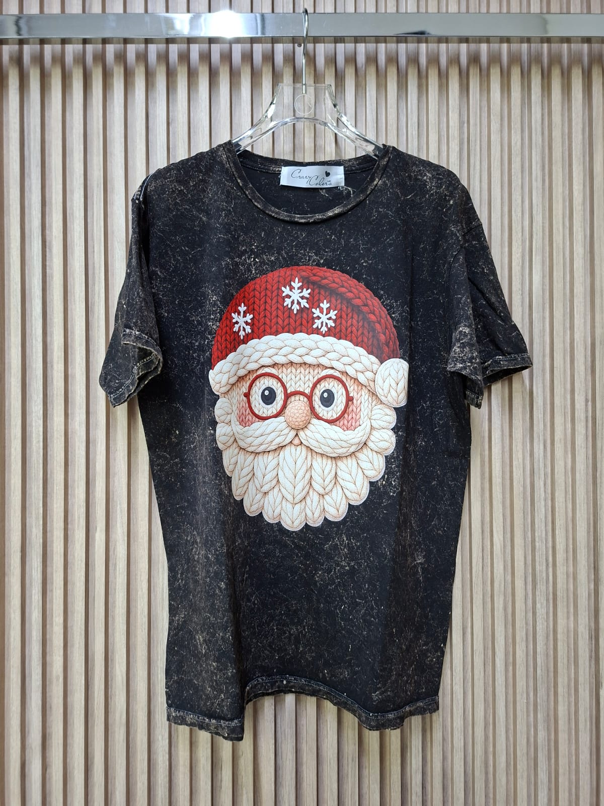 Blusa Algodon Cara De Santa. Con Espiritu Navideño, Encantador, Femenina, Para Un Look Festivo Y Casual.