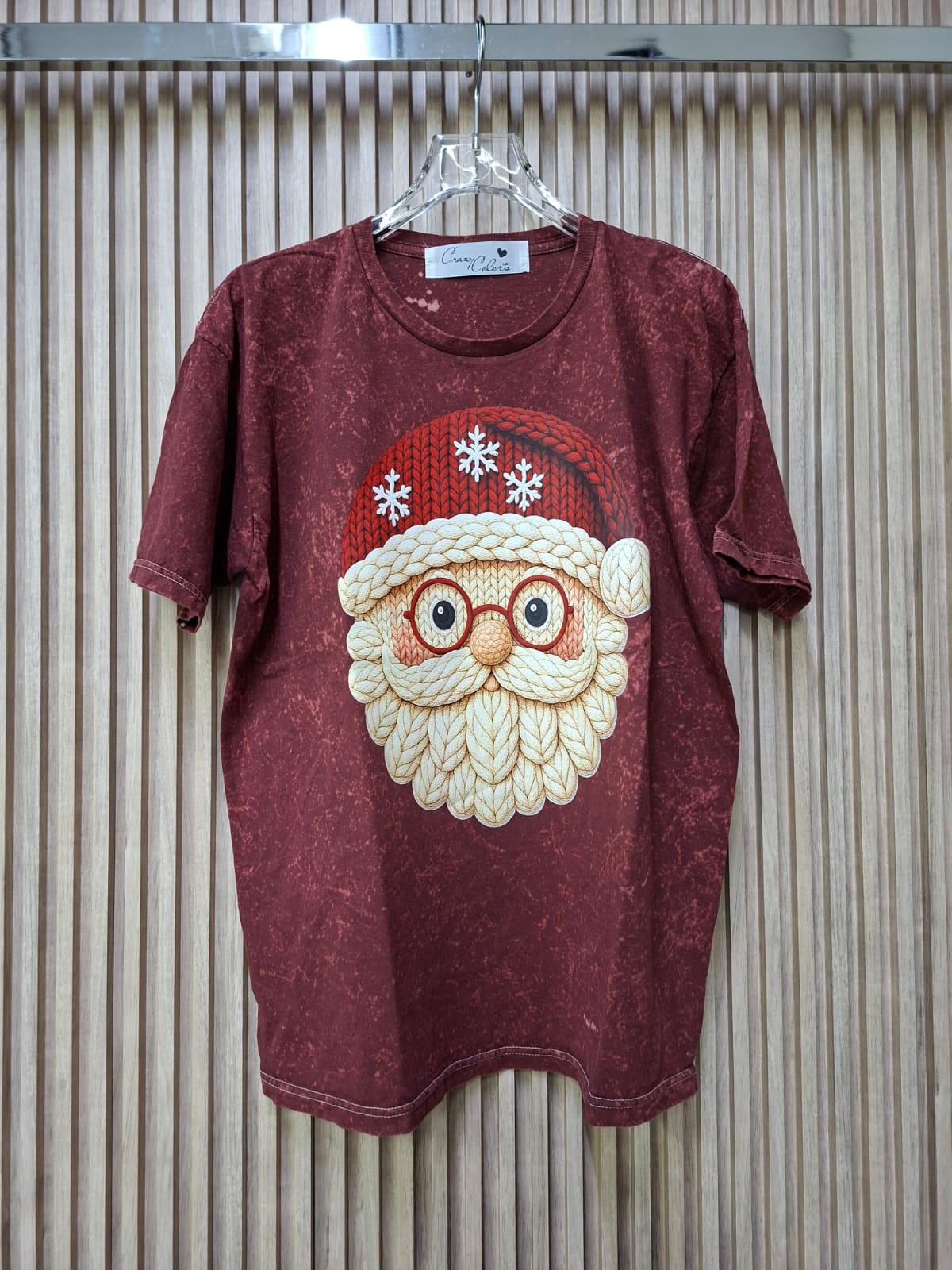 Blusa Algodon Cara De Santa. Con Espiritu Navideño, Encantador, Femenina, Para Un Look Festivo Y Casual.