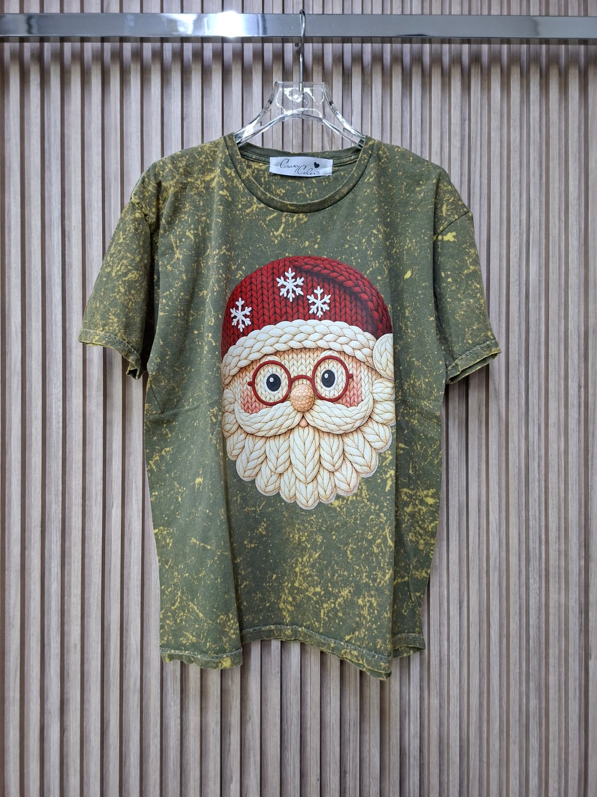 Blusa Algodon Cara De Santa. Con Espiritu Navideño, Encantador, Femenina, Para Un Look Festivo Y Casual.