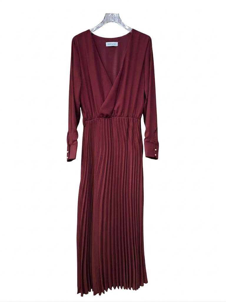 Maxi Vestido Plisado