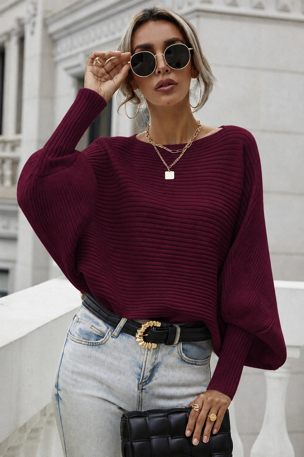Blusa Mariposa De Punto.