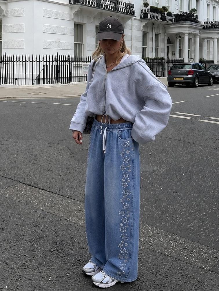 Pantalón Jogger Andy Mezclilla.